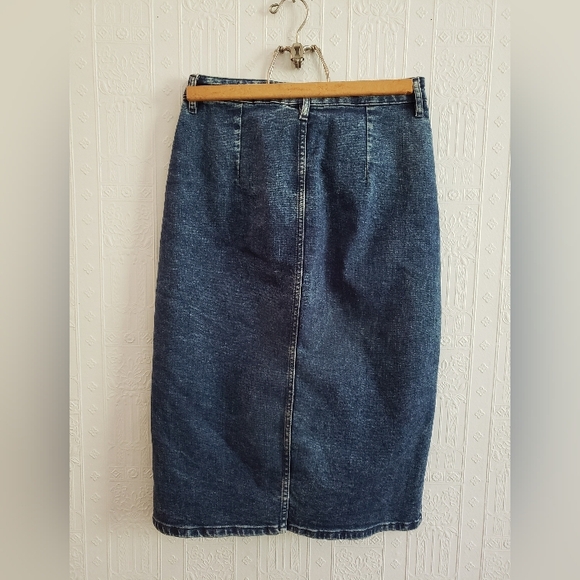 Simon's Twik Denim Pencil Skirt - Picture 2 of 3